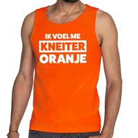 Shoppartners Kneiter oranje Koningsdag tanktop / mouwloos shirt oranje heren Oranje