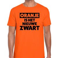 Shoppartners Oranje is het nieuwe zwart Koningsdag t-shirt heren Oranje