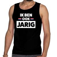 Shoppartners Zwart Ik ben ook jarig tanktop / mouwloos shirt voor Zwart