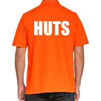 Shoppartners Koningsdag poloshirt HUTS oranje voor heren