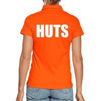 Shoppartners Koningsdag poloshirt HUTS oranje voor dames