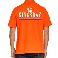 Shoppartners Kingsday poloshirt vlag oranje voor heren