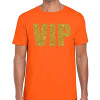 Shoppartners VIP tekst t-shirt oranje heren Oranje