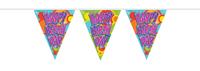 Haza Original Vlaggenlijn PE Happy birthday 10 meter