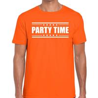 Shoppartners Toppers - Party time t-shirt oranje heren Oranje