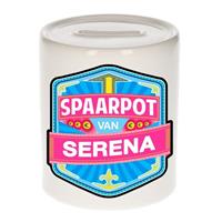 Kinder spaarpot voor Serena - keramiek - naam spaarpotten