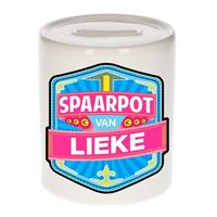 Kinder spaarpot voor Lieke - keramiek - naam spaarpotten