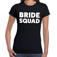 Shoppartners Bride Squad tekst t-shirt zwart dames Zwart