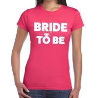 Shoppartners Bride to be tekst t-shirt roze dames Roze