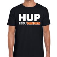 Shoppartners Nederland supporter t-shirt Hup LeeuWinnen zwart heren Zwart