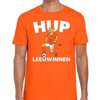 Shoppartners Nederland supporter t-shirt Hup Leeuwinnen oranje heren Oranje