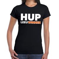 Shoppartners Nederland supporter t-shirt Hup LeeuWinnen zwart dames Zwart