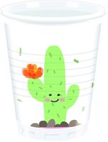 Procos feestbekers cactus 8 stuks 200 ml