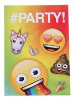 Haza Original uitnodiging regenboog Emoji 8 stuks