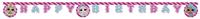 LOL 1 Girlande mit Schriftzug Happy Birthday Design LOL rosa-kombi