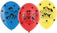 Nickelodeon Ballonnen Paw Patrol 6 stuks