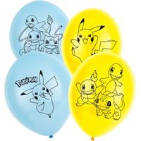 Amscan 6 Latexballons Pokémon 28cm/11