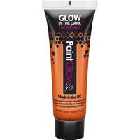 PaintGlow Oranje Holland Glow in the Dark schmink/make-up tube 12 ml Oranje