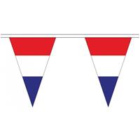 Nederlandse vlag landen punt vlaggetjes 5 meter - Feestslingers