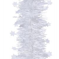 Feestslinger met sterren winter wit 10 x 270 cm Wit