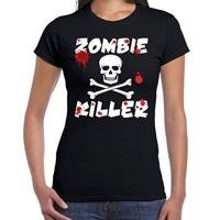 Shoppartners Zombie killer Halloween t-shirt zwart dames Zwart