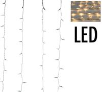 DecorativeLighting Gordijnverlichting - 220LED - 200x100cm - warm wit