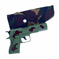 Camouflage speelgoed pistool Multi