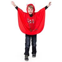 Halloween - Rode duivel verkleed cape voor kinderen