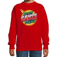 Bellatio Foute kersttrui / sweater My friend Santa is the best rood kids 9-11 jaar (134/146) Rood