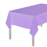 Unique Tischdecke lavendel, einfarbige Folientischdecke in zartem Lila, 1 Stk.