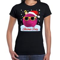 Bellatio Fout t-shirt Christmas party zwart voor dames