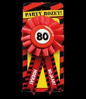 Party rozet - 80 jaar