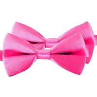 2x Roze verkleed vlinderstrikjes 12 cm voor dames
