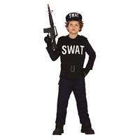 Politie/swat verkleed kostuum voor jongens