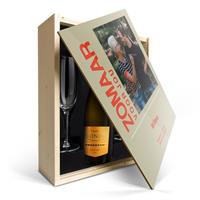 YourSurprise Champagnepakket met glazen - Riondo Prosecco Spumante - Bedrukte deksel