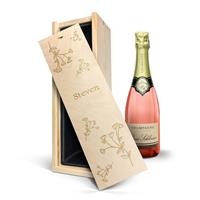 YourSurprise Champagne in gegraveerde kist - René Schloesser rosé (750ml)