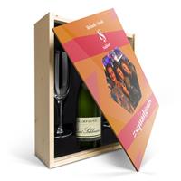 YourSurprise Champagnepakket met glazen - René Schloesser (750ml) - Bedrukte deksel