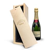 YourSurprise Champagne in gegraveerde kist - Moët & Chandon (750ml)