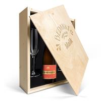 YourSurprise Champagnepakket met glazen - Piper Heidsieck Brut (750ml) - Gegraveerde deksel