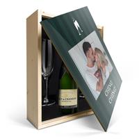 YourSurprise Champagnepakket met glazen - Moët & Chandon Brut - Bedrukte deksel