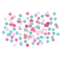 Confetti mix roze/blauw/groen 60 gram Multi