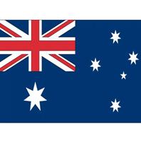Bellatio 10x Vlag Australie stickers 10 cm Multi