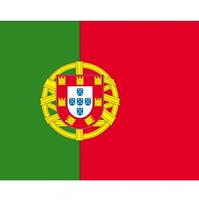 Bellatio 10x Vlag Portugal stickers 10 cm Multi