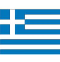 Bellatio 10x Vlag Griekenland stickers 10 cm Multi