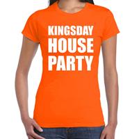 Bellatio Koningsdag t-shirt Kingsday house party oranje voor dames