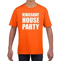 Bellatio Koningsdag t-shirt Kingsday house party oranje voor kinderen
