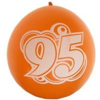 16x stuks verjaardag ballonnen 95 jaar thema Multi