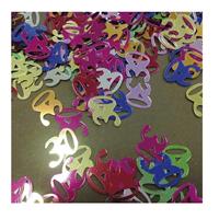 Haza 3x stuks confetti 30 jaar thema versiering zakjes van 15 gram Multi