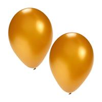 Shoppartners Gouden ballonnen 45x stuks Goudkleurig