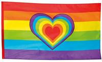 Boland Regenbogen Fahne Heart Partydeko Kinder bunt  Kinder